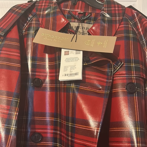 Sale New authentic Burberry plaid trench coat - Picture 3 of 7